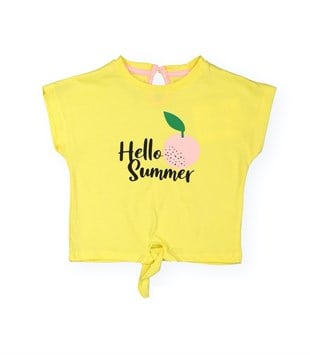 Divonette Kız Çocuk Hello Summer Tshirt 9434-2