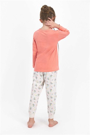 21Y.PJM.349.008Roly Poly Kız Çocuk Pijama Takımı RP2471-2