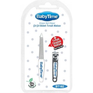 Baby Time Çıt Çıt Bebek Tırnak Makası + Tırnak Törpüsü Hediyeli